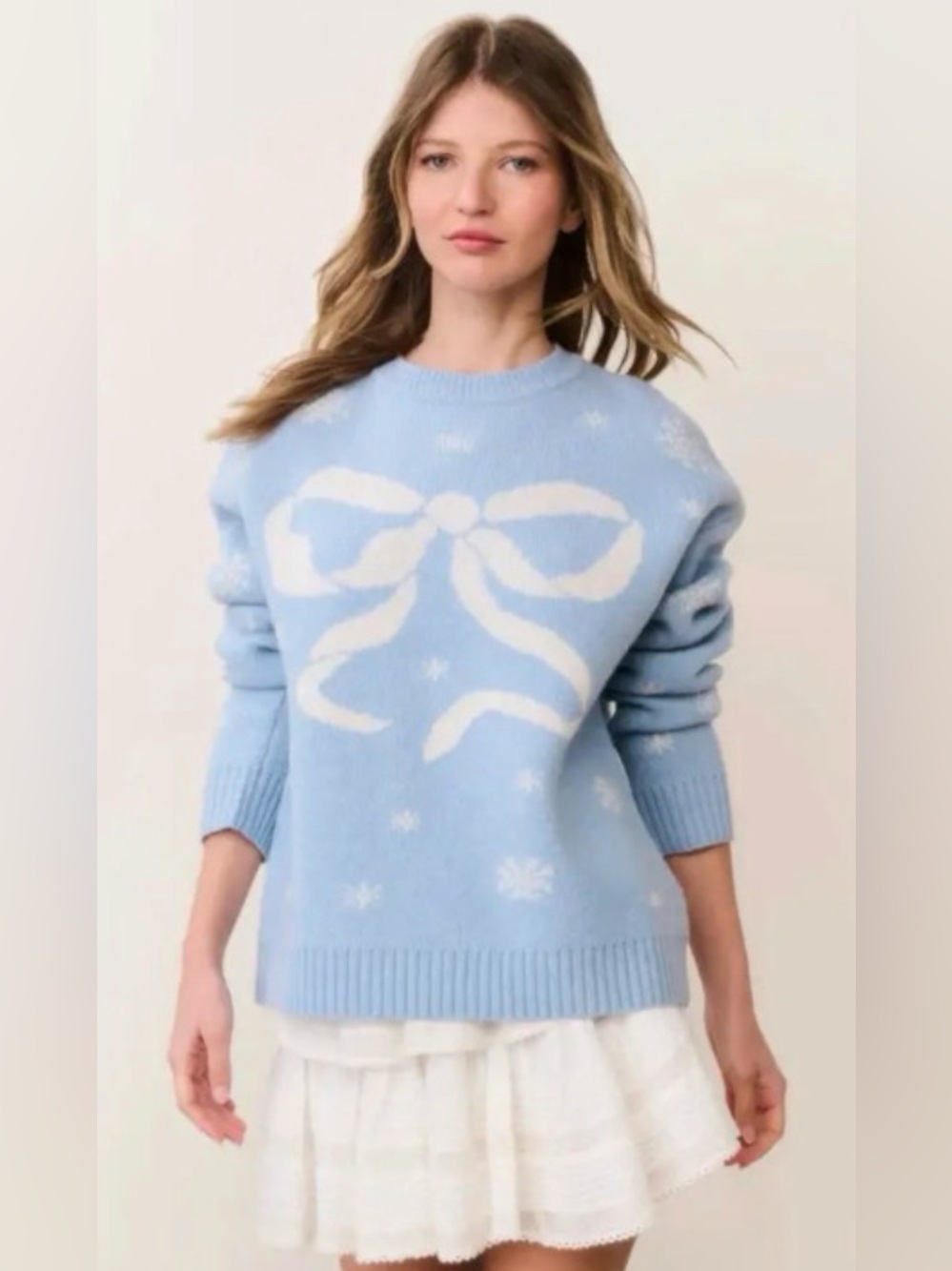 LoveShackFancy Francie Wool Jacquard Pullover | NWT | Size S | $395 Retail